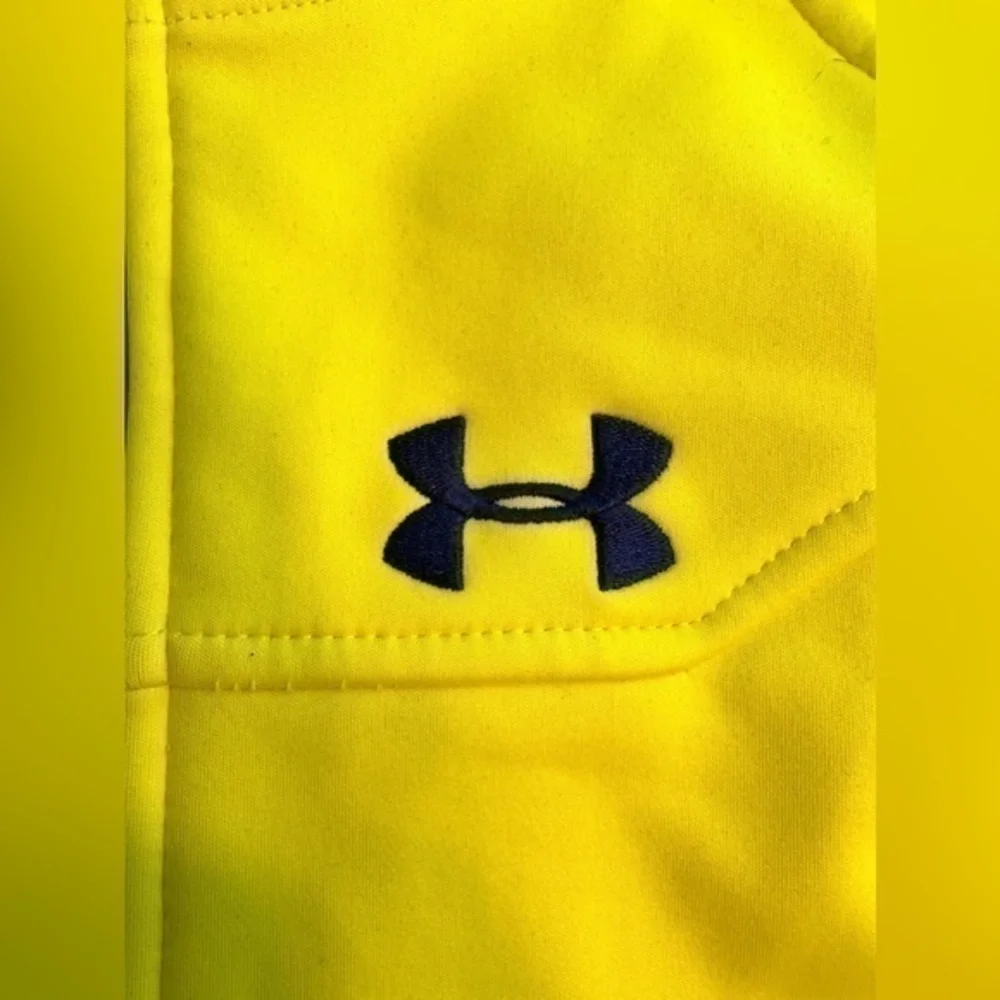 Under Armour UA ColdGear‎ Infrared Softshell Zip Jacket Yellow Boys Youth YXL
